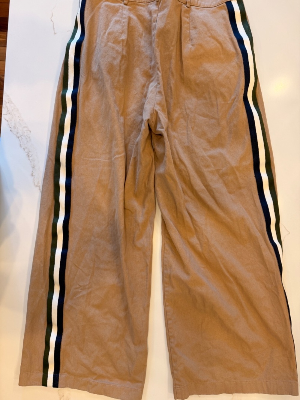 Anthropologie Maeve striped pleated pants - Picture 5 of 5